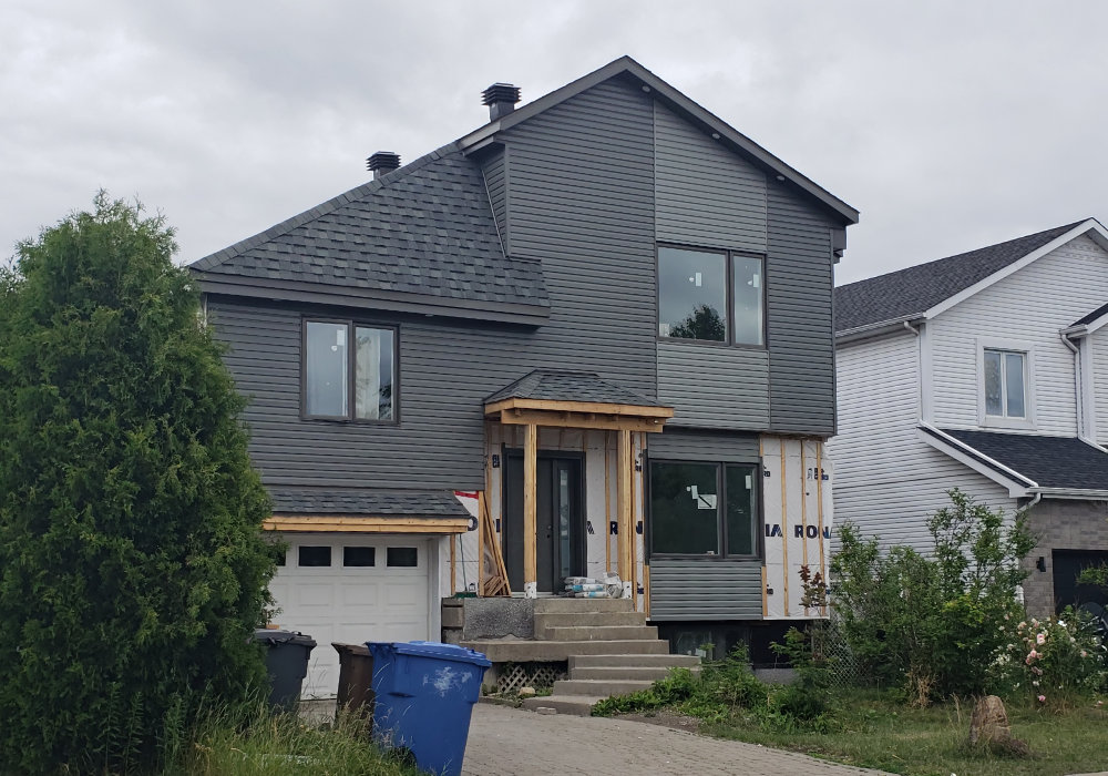 Façade de la résidence après l’agrandissement, Repentigny