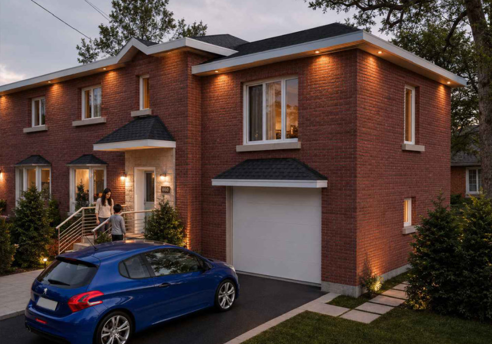 Garage reconstruit avec son étage à Ville Saint-Laurent